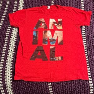 Kesha tour shirt - Animal Red Short Sleeve Tee